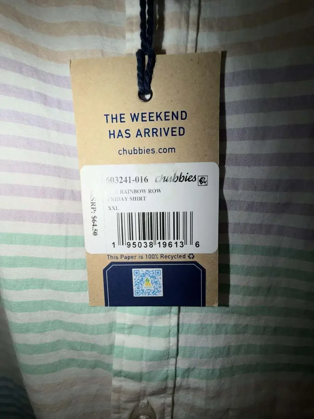 Chubbies The Rainbow Row Friday Shirt